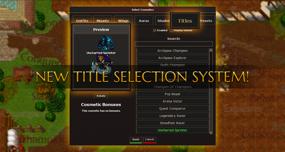 Title Selection System